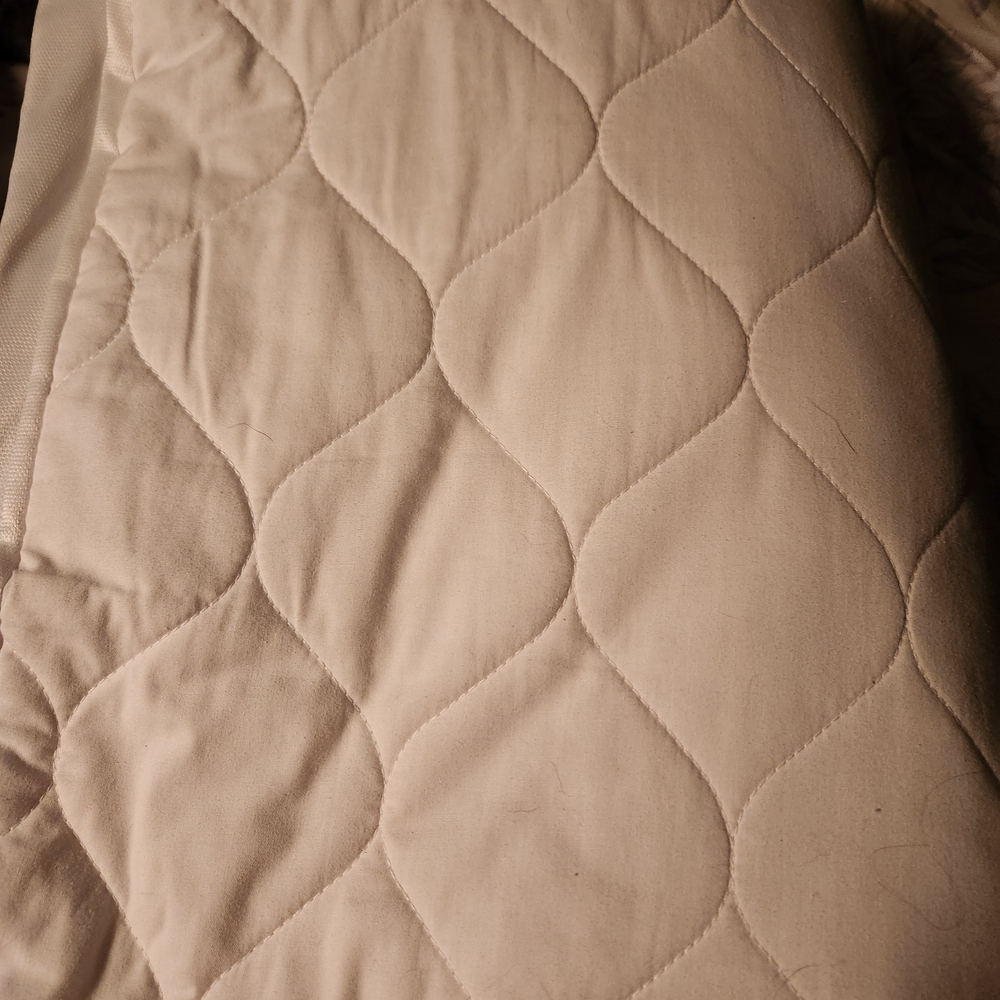 Elegant White Quilted Mattress Pad